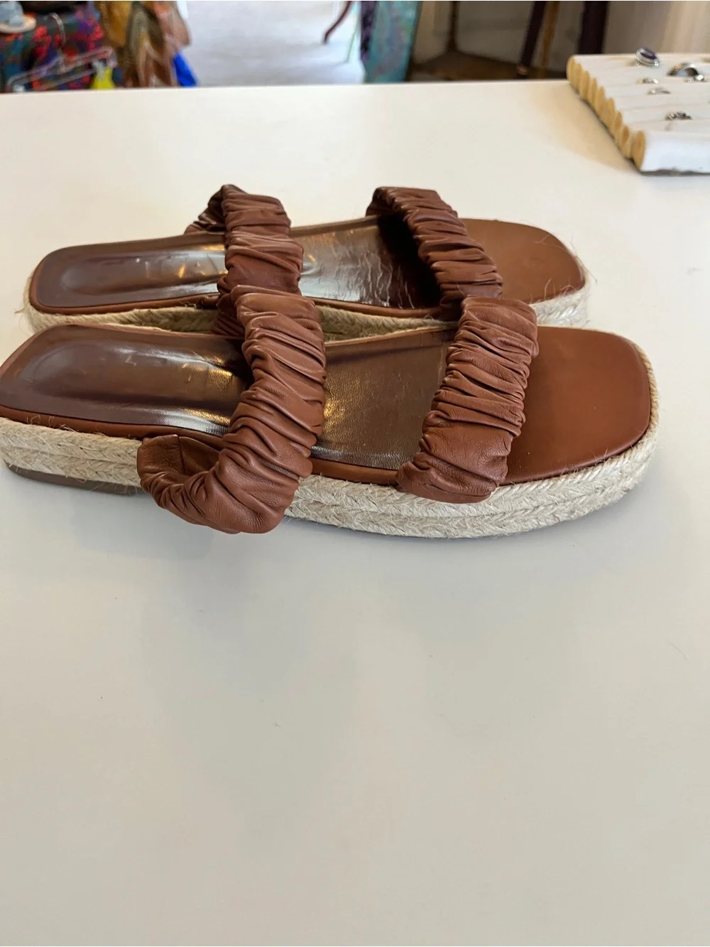 STAUD espadrille slides